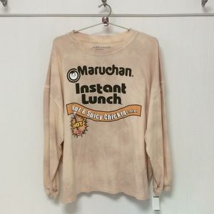 Maruchan Instant Long Sleeve Tie Dye T-Shirt